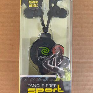 Tangle free sport earbuds